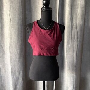 Fabletics Wine Cross-Back Top